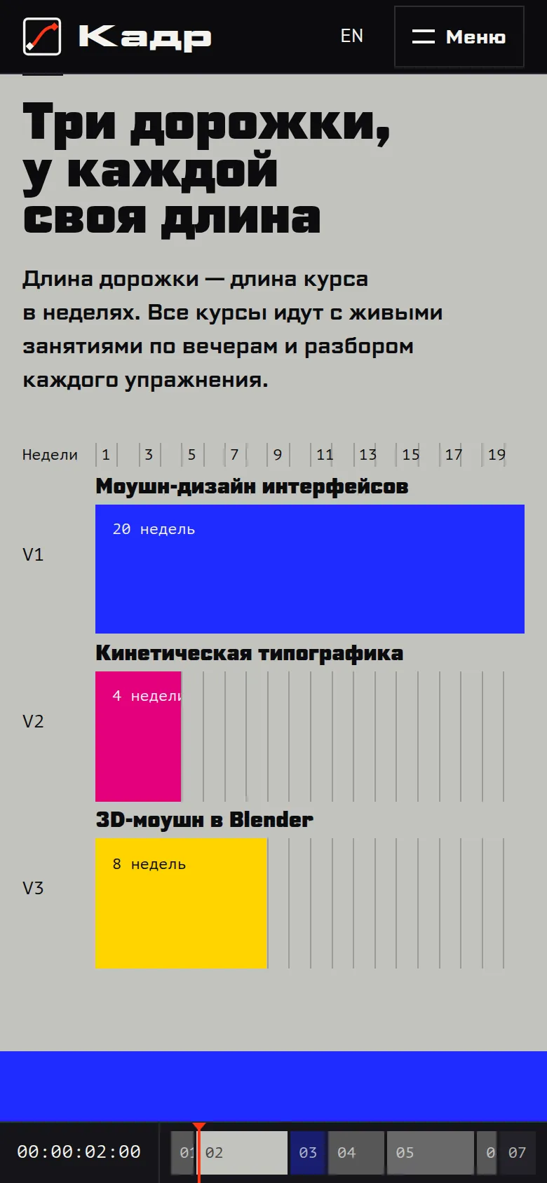 Kadr на телефоне, дальше по странице, кадр 1